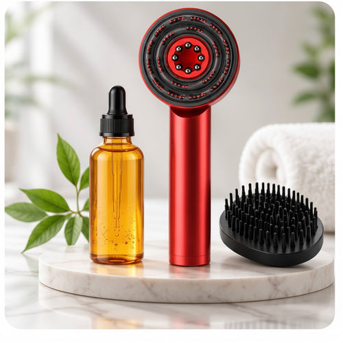 Fluffy Comb Scalp Massager Infrared Hair Care And Beauty Set